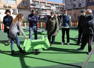 Móstoles inaugura un área infantil inclusiva en el Parque Cataluña Móstoles inaugura un área infantil inclusiva en el Parque Cataluña