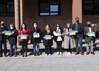 El Ayuntamiento de Móstoles muestra su apoyo al pueblo de Ucrania El Ayuntamiento de Móstoles muestra su apoyo al pueblo de Ucrania
