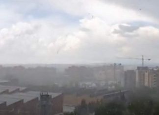 El 2 de Mayo se culmina en Móstoles con una espectacular granizada El 2 de Mayo se culmina en Móstoles con una espectacular granizada