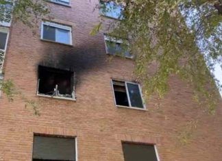 Tragedia en un incendio en la calle Río Llobregat de Móstoles Tragedia en un incendio en la calle Río Llobregat de Móstoles