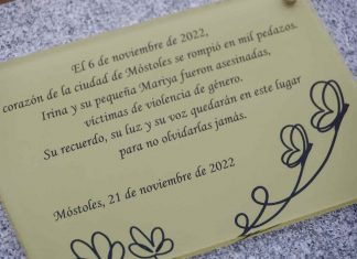 Emotivo homenaje de Móstoles a Irina y Mariya Emotivo homenaje de Móstoles a Irina y Mariya