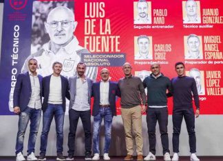 Un mostoleño en el equipo técnico de la Selección Española Un mostoleño en el equipo técnico de la Selección Española