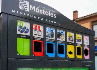 Minipuntos limpios fijos para optimizar el reciclaje en Móstoles Minipuntos limpios fijos para optimizar el reciclaje en Móstoles