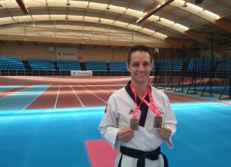 Doble triunfo de oro para el taekwondista mostoleño Ramón López Doble triunfo de oro para el taekwondista mostoleño Ramón López