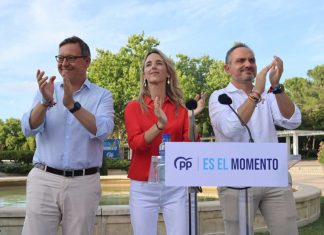 Días de intensa campaña electoral del PP en Móstoles Días de intensa campaña electoral del PP en Móstoles