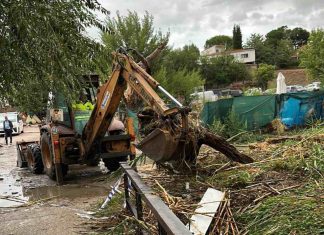 La DANA provoca el desbordamiento del río Guadarrama y diversas incidencias en Móstoles La DANA provoca el desbordamiento del río Guadarrama y diversas incidencias en Móstoles