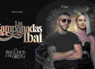 Duo de mostoleños en Las Campanadas de Ibai Llanos Duo de mostoleños en Las Campanadas de Ibai Llanos