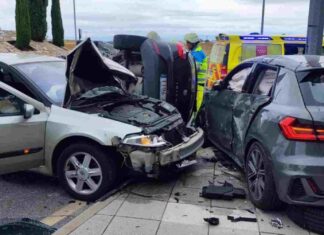Accidente múltiple en Móstoles en plena Operación Salida Accidente múltiple en Móstoles en plena Operación Salida