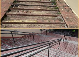 Las escaleras de la Galería Centro ya están a estrenar por los vecinos de Móstoles Las escaleras de la Galería Centro ya están a estrenar por los vecinos de Móstoles