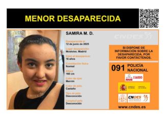 Buscan a una adolescente de 16 años desaparecida en Móstoles Buscan a una adolescente de 16 años desaparecida en Móstoles