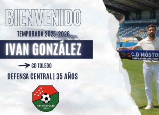 Iván González primer refuerzo para el proyecto 2025/26 del CD Móstoles El parleño de 35 años llega para aportar veteranía y empaque a la defensa mostoleña. Iván González primer refuerzo para el proyecto 2025/26 del CD Móstoles.