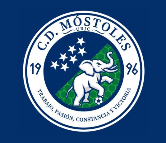 Revolución en el CD Móstoles URJC: el club cambia su escudo e incluye un elefante en él Revolución en el CD Móstoles URJC: el club cambia su escudo e incluye un elefante en él