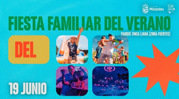 Móstoles se prepara para la llegada del verano: fiesta acuática, drones y una party flour este viernes Móstoles se prepara para la llegada del verano: fiesta acuática, drones y una party flour este viernes