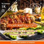 ¡Sorteo! Ya somos mil seguidores en Instagram