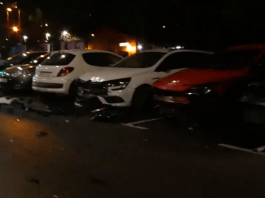 Veinte años, ebrio y destrozando coches en Móstoles Veinte años, ebrio y destrozando coches en Móstoles