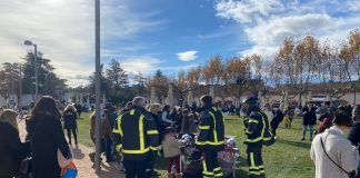 Los Bomberos de Móstoles donan 5.500 euros a los damnificados por el volcán