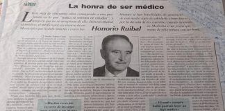 El orgullo de Móstoles en la figura de Honorio Ruibal