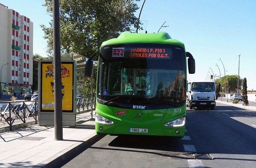 Cambios en los autobuses interurbanos de Móstoles durante el pasado año