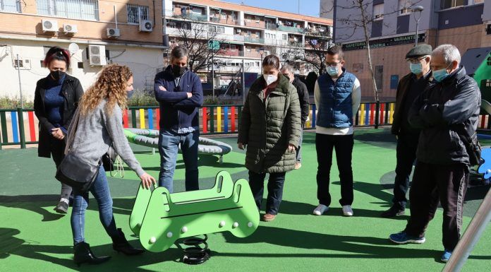 Móstoles inaugura un área infantil inclusiva en el Parque Cataluña