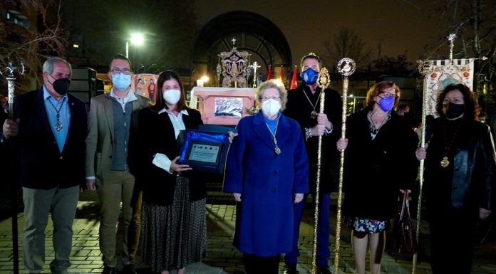 Acto en memoria de las víctimas del Covid-19 en Móstoles