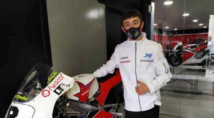 Marco García paseará el nombre de Móstoles en el Mundial Junior de Motociclismo