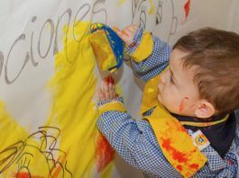 Jornada de puertas abiertas en la Escuela Infantil del Colegio Villalkor, cerca de Móstoles
