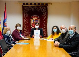 La Alcaldesa de Móstoles se reúne con el presidente del Banco de Alimentos de la zona Sur