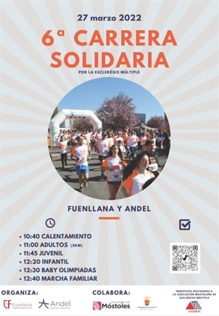 La VI Carrera Solidaria por la Esclerosis Múltiple también se celebra en Móstoles