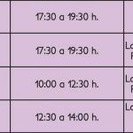 horarios