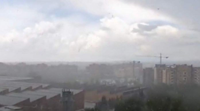 El 2 de Mayo se culmina en Móstoles con una espectacular granizada
