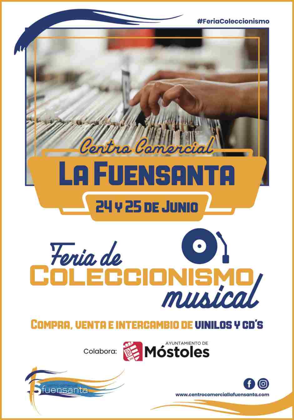 Feria del coleccionismo musical en Móstoles desde el 24 de junio