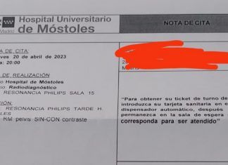 Cita médica para el año 2023 en el Hospital Universitario de Móstoles