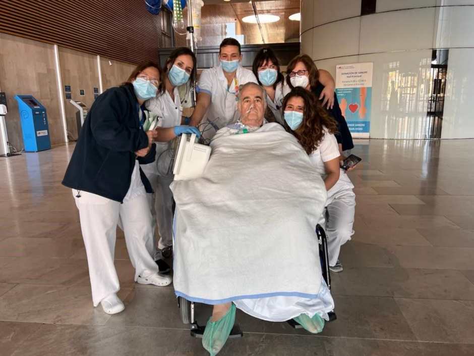 Un respiro de la UCI en el Hospital Rey Juan Carlos de Móstoles