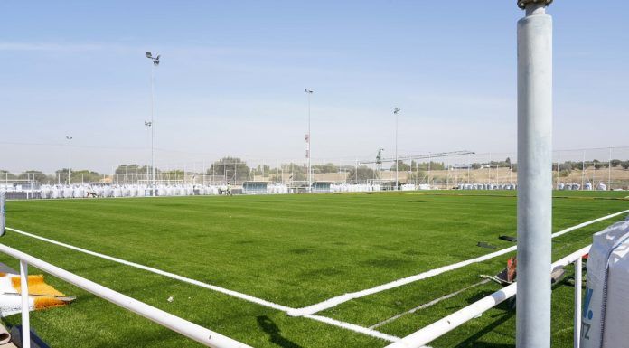 Las obras de los campos de fútbol Iker Casillas de Móstoles alcanzan el ecuador