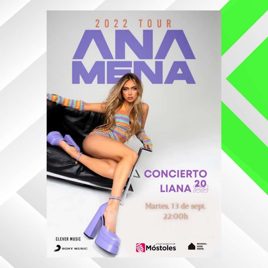 Ana Mena pondrá a bailar Móstoles el 13 de septiembre