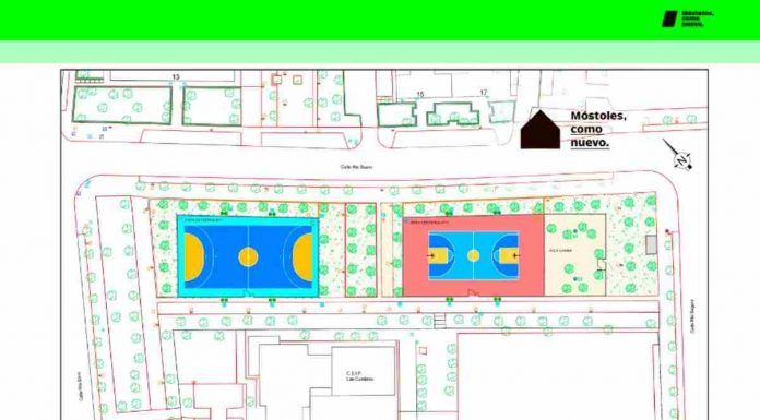 Pendientes del comienzo de las obras en las pistas deportivas de Las Cumbres de Móstoles