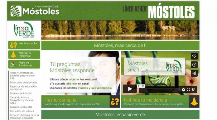 Más información y comunicación a través de Línea Verde Móstoles