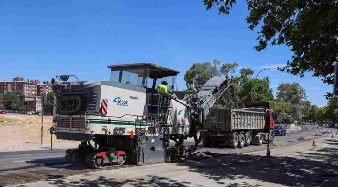 Mañana de obras en Móstoles