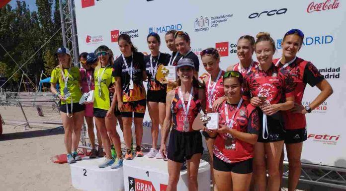 El Tri-Infinity de Móstoles se sube al cajón en el I Triatlón de Madrid en la Casa de Campo