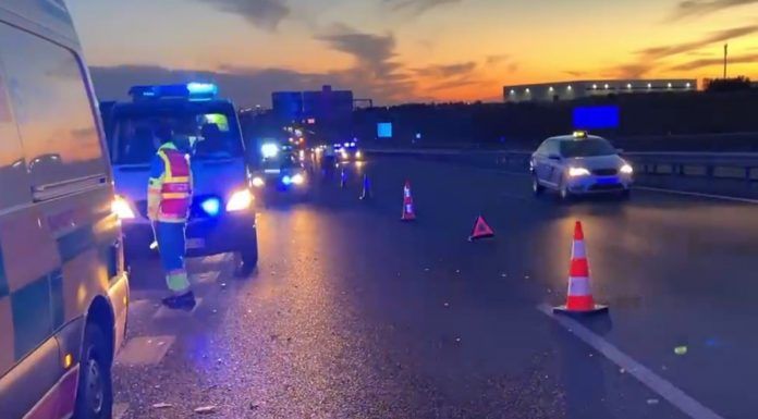 Un hombre fallece atropellado en la A5 a la altura de Móstoles