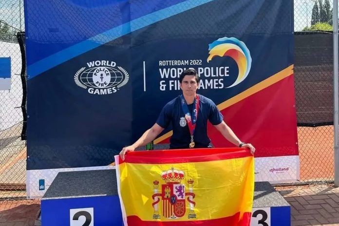 Ander de Lorenzo, de Móstoles, se lleva el oro en los Juegos Mundiales de Policías y Bomberos