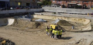 La nueva pista de skate de Móstoles avanza favorablemente