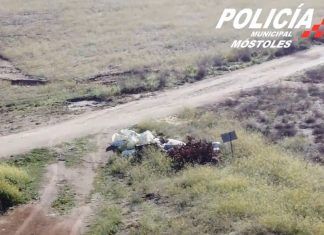 Localizan un vertido y a sus autores en Móstoles