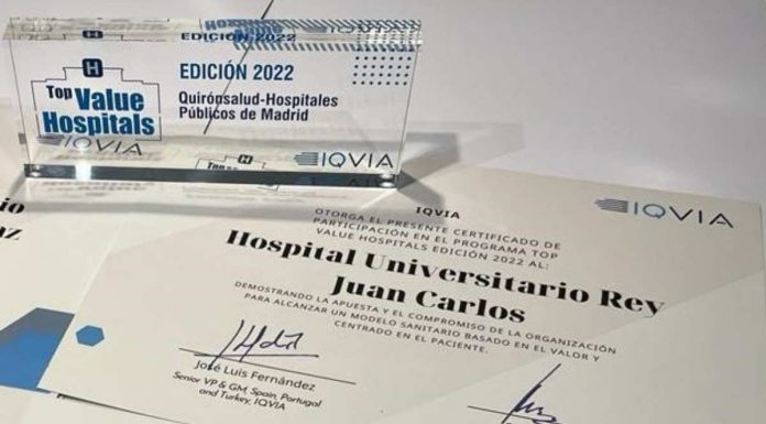 El Hospital Rey Juan Carlos de Móstoles entre los 30 mejores hospitales españoles