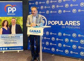 Manuel Bautista condena el abandono y la suciedad de la planta de residuos vegetales de Móstoles