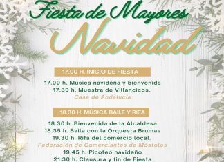 Los mayores de Móstoles tendrán su gran fiesta de Navidad