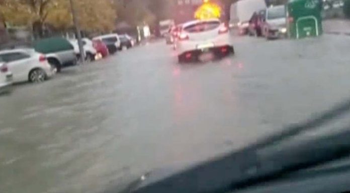 Jornada de importantes incidencias en Móstoles a causa de la lluvia