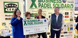 Móstoles Empresa recauda 1.800 euros para la Asociación Síndrome Prader Willi en el X Torneo de Pádel