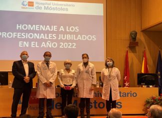 Homenaje a los más de 60 jubilados en 2022 en el Hospital de Móstoles