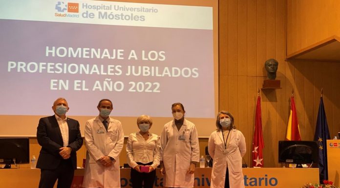 Homenaje a los más de 60 jubilados en 2022 en el Hospital de Móstoles